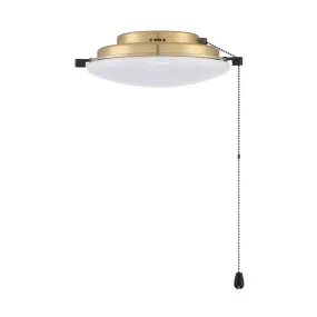 1 Light Universal LED Light Kit in Satin Brass
