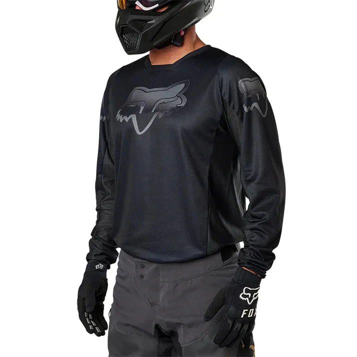 24 FOX 180 BLACKOUT JERSEY [BLACK] XS