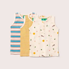 Adventure Organic Vest Set - 3 Pack