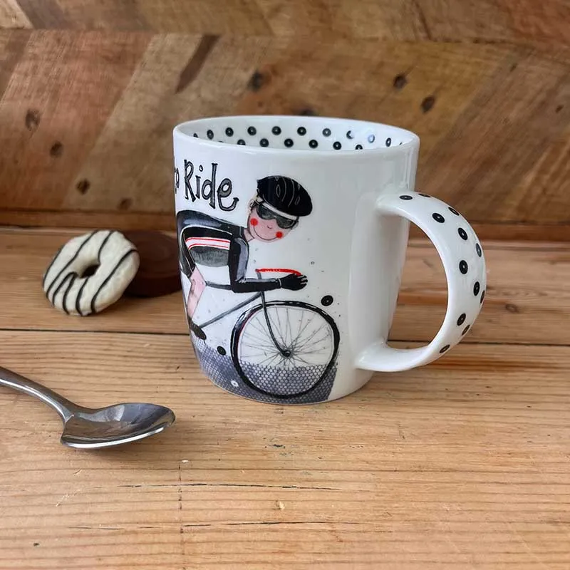 Alex Clark Cycling Mug