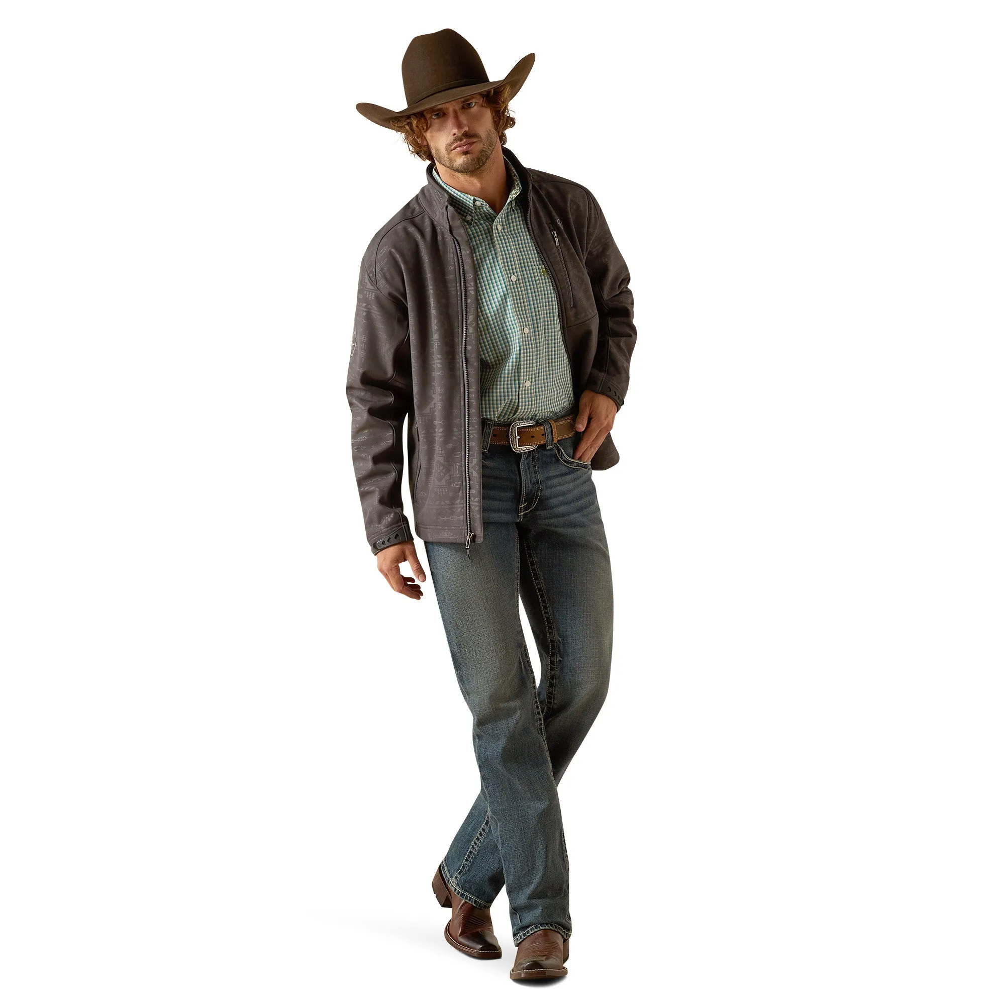 Ariat Men's 2.0 Phantom Embossed Softshell Jacket 10058158