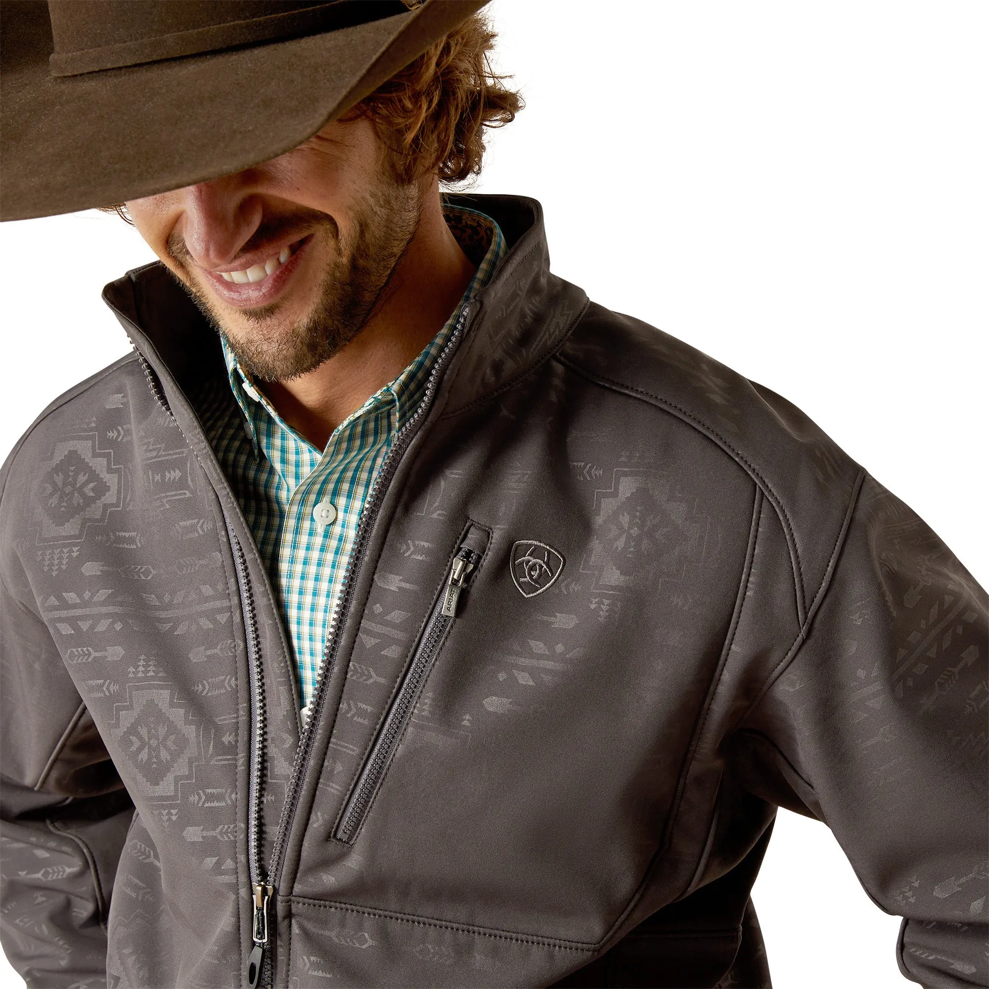 Ariat Men's 2.0 Phantom Embossed Softshell Jacket 10058158
