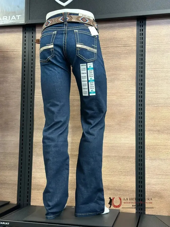 ARIAT MENS JEANS RANGER ROCKPORT M7 SLIM FIT STRAIGHT LEG