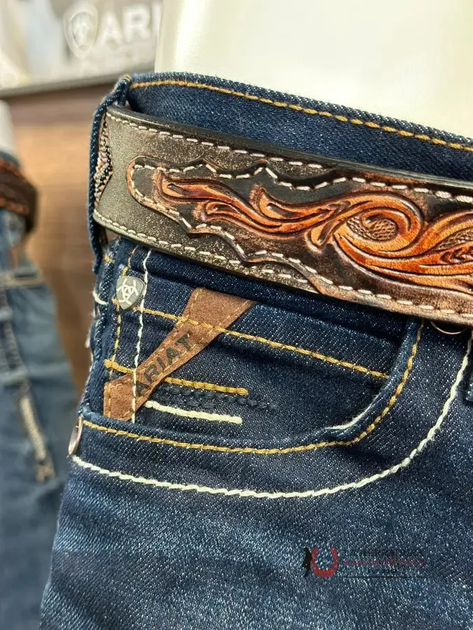 ARIAT MENS JEANS RANGER ROCKPORT M7 SLIM FIT STRAIGHT LEG