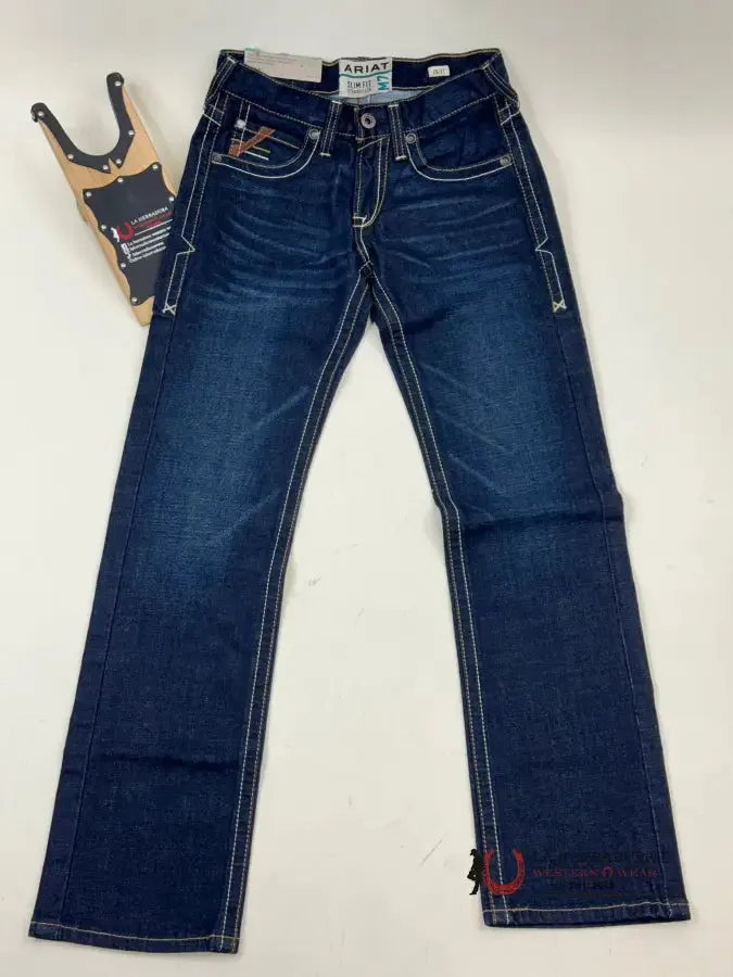 ARIAT MENS JEANS RANGER ROCKPORT M7 SLIM FIT STRAIGHT LEG