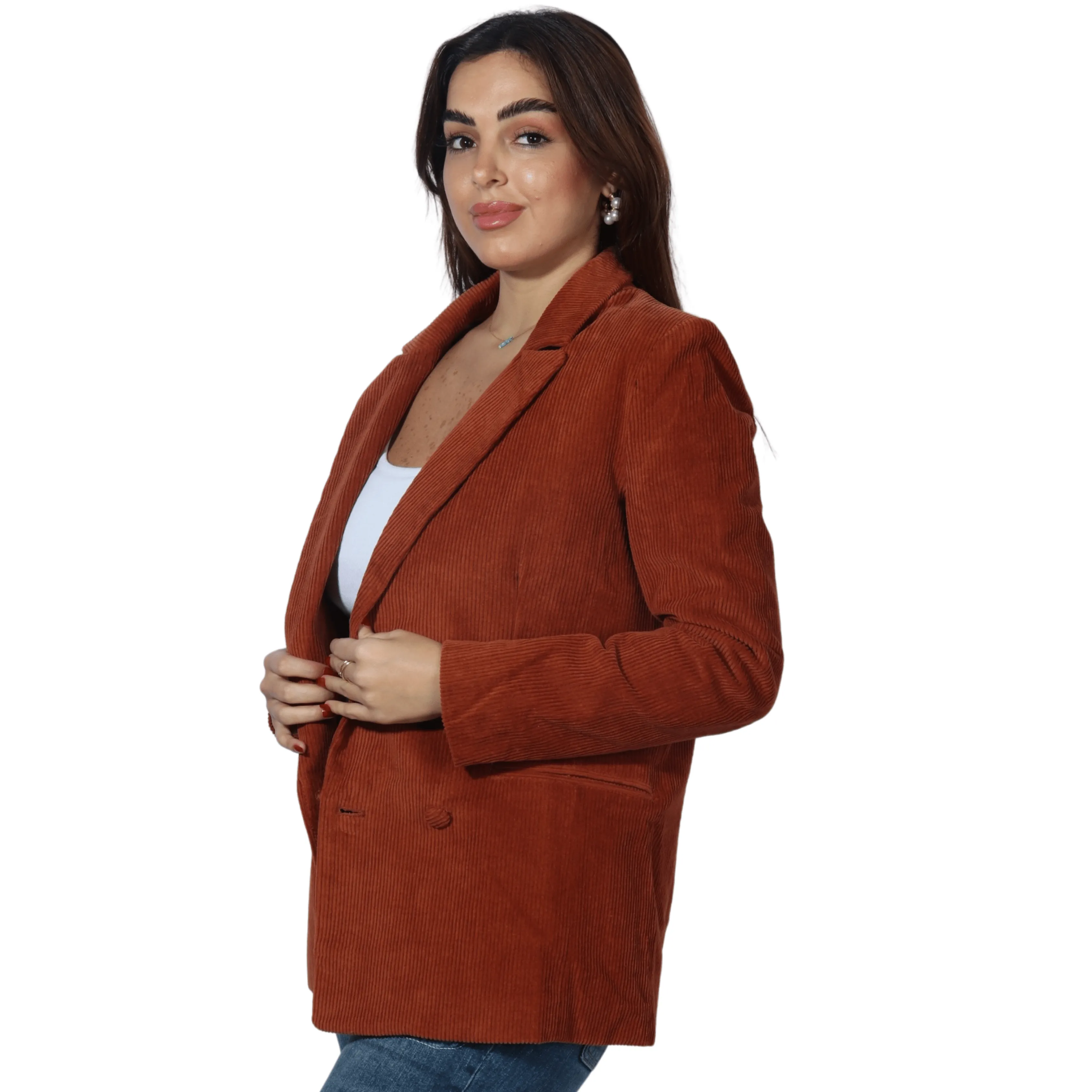 ART LOVE - Ribbed design blazer