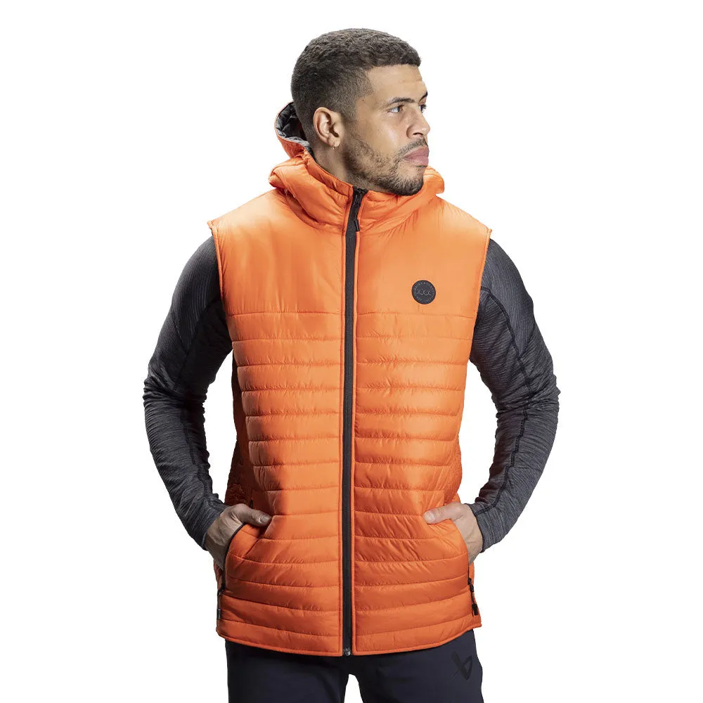 BAUER FLC HOODED PUFFER CAYENNE VEST