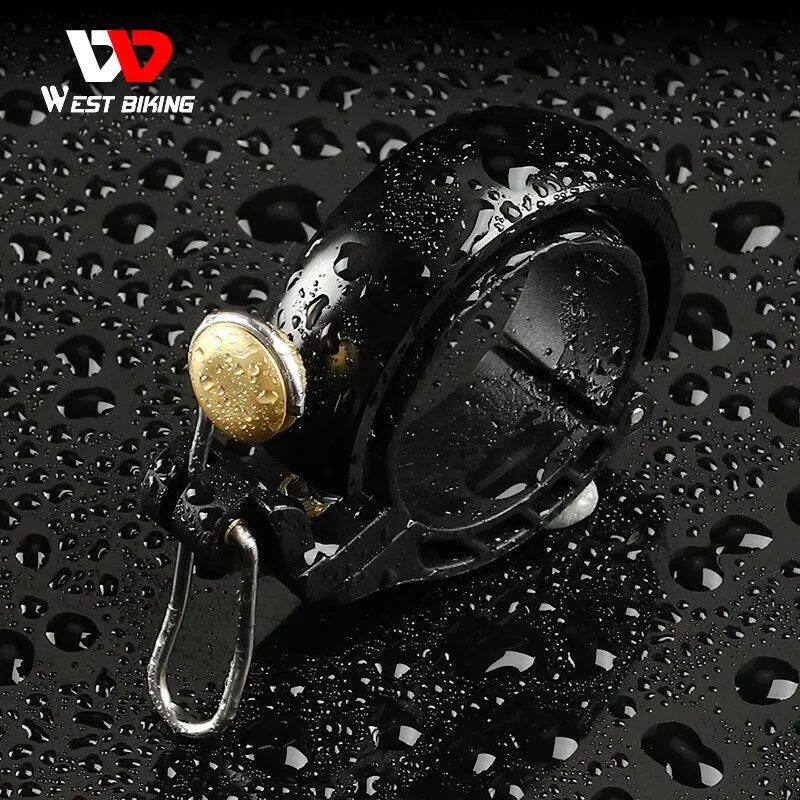 Bicycle Bell Vintage Mini Copper Safety Warning Cycling Bell Handlebar Horn Aluminum Alloy MTB Road Bike Bell