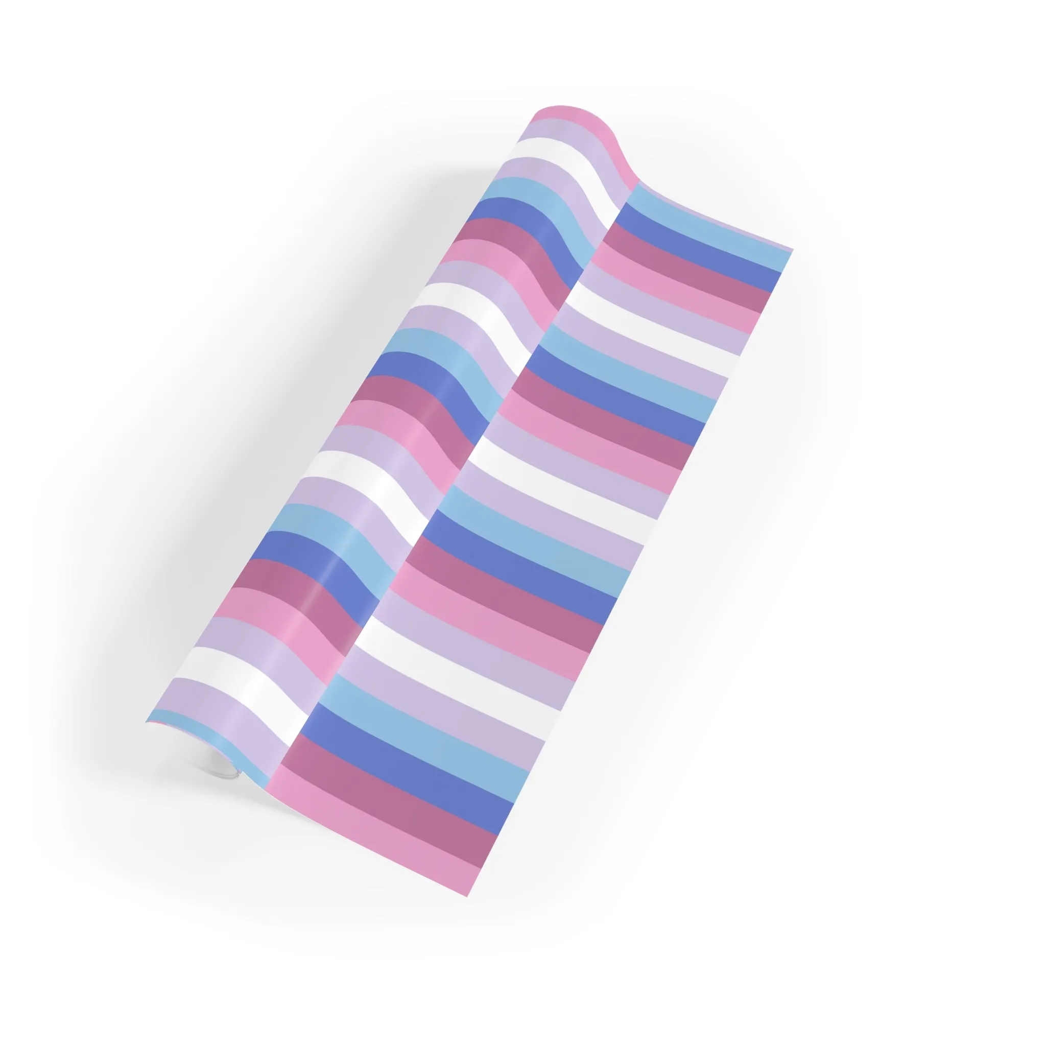 Bigender Pride Gift Wrapping Paper Roll - Perfect for Birthdays and Celebrations