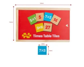BIGJIGS - Times Table Tiles Box