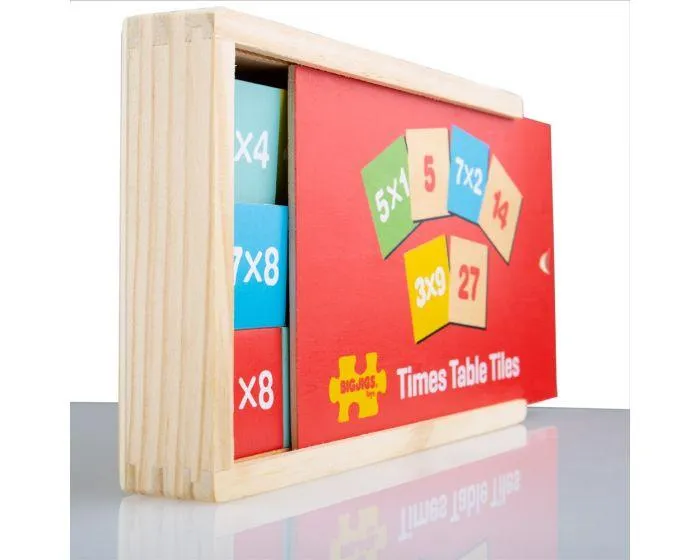 BIGJIGS - Times Table Tiles Box