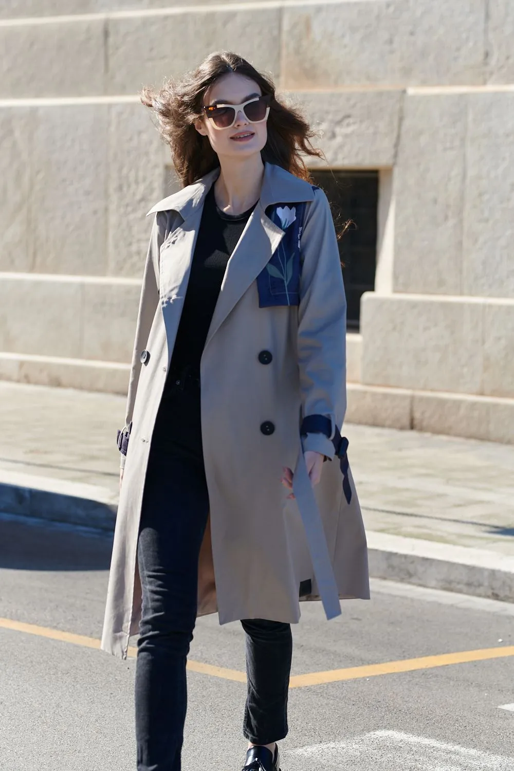 Blossom Trail classic trench