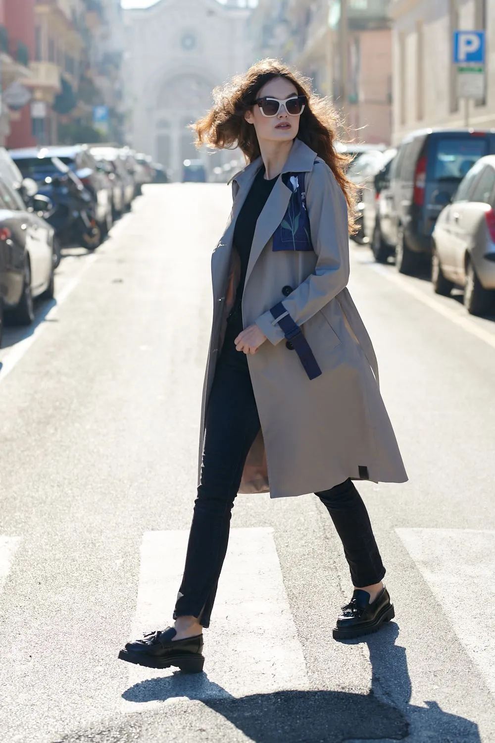 Blossom Trail classic trench