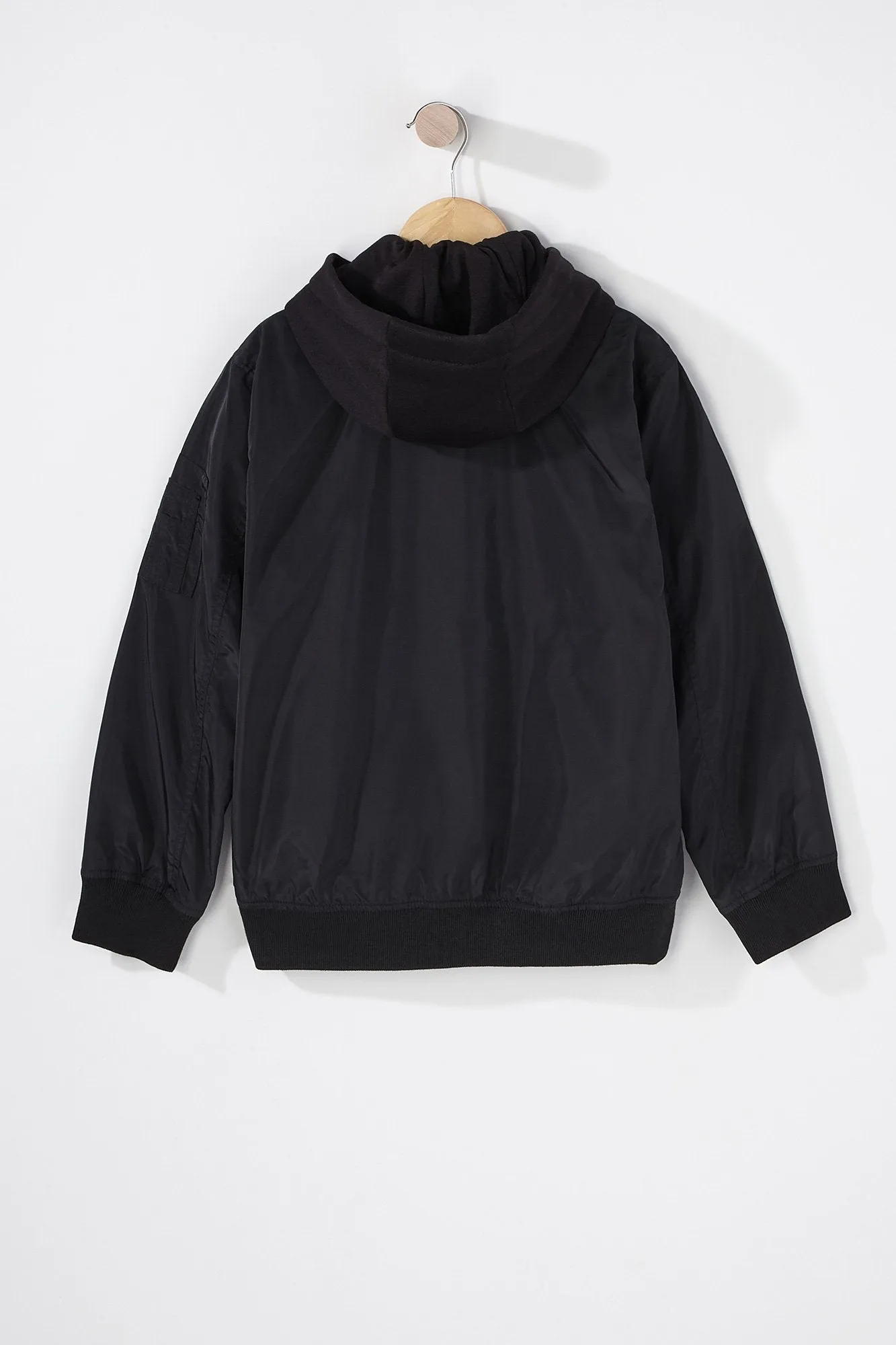 Blouson aviateur en tissu bouclette pour garçon