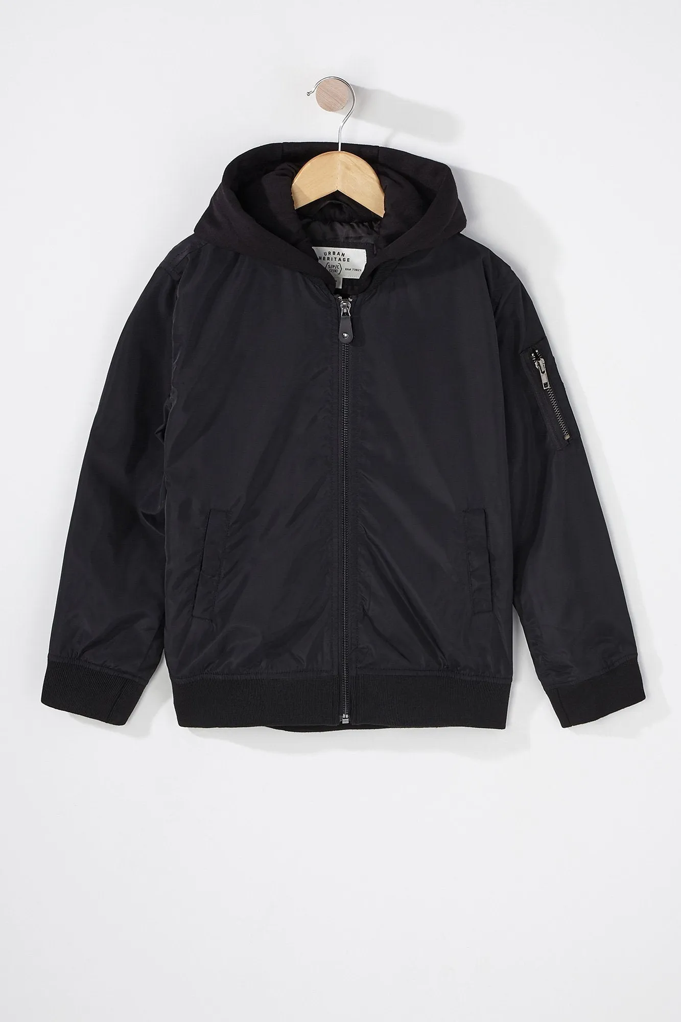 Blouson aviateur en tissu bouclette pour garçon