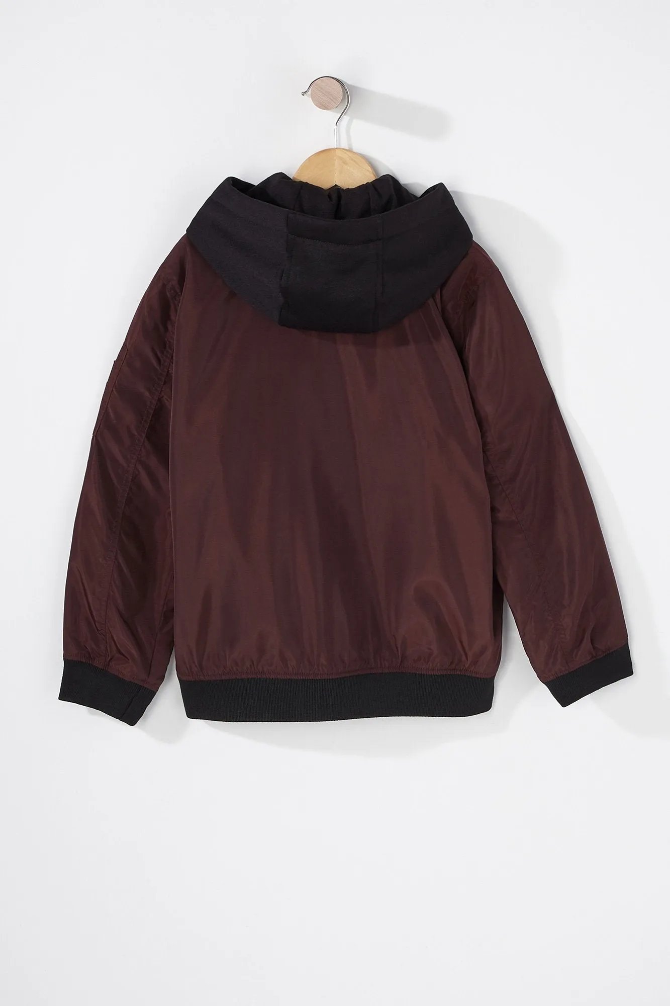 Blouson aviateur en tissu bouclette pour garçon