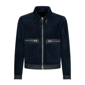 British Style Short Suede Jacket