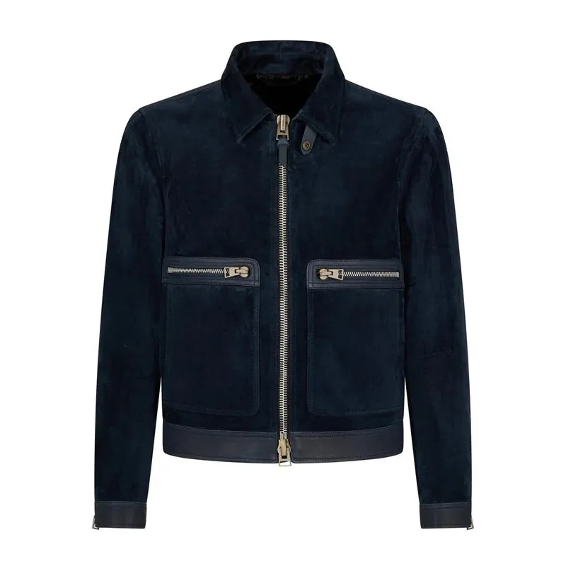 British Style Short Suede Jacket