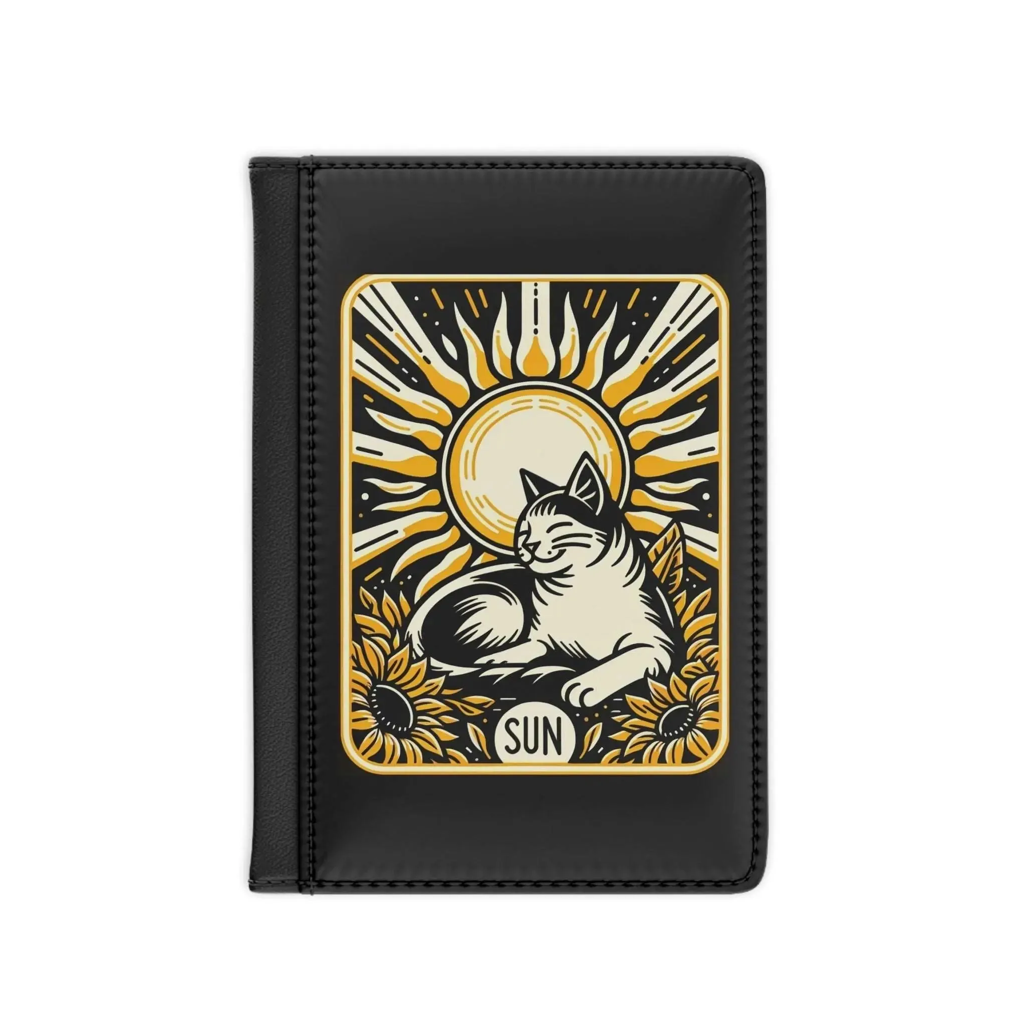 Cat Sun Tarot Graphic - Passport Cover