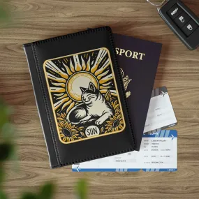 Cat Sun Tarot Graphic - Passport Cover