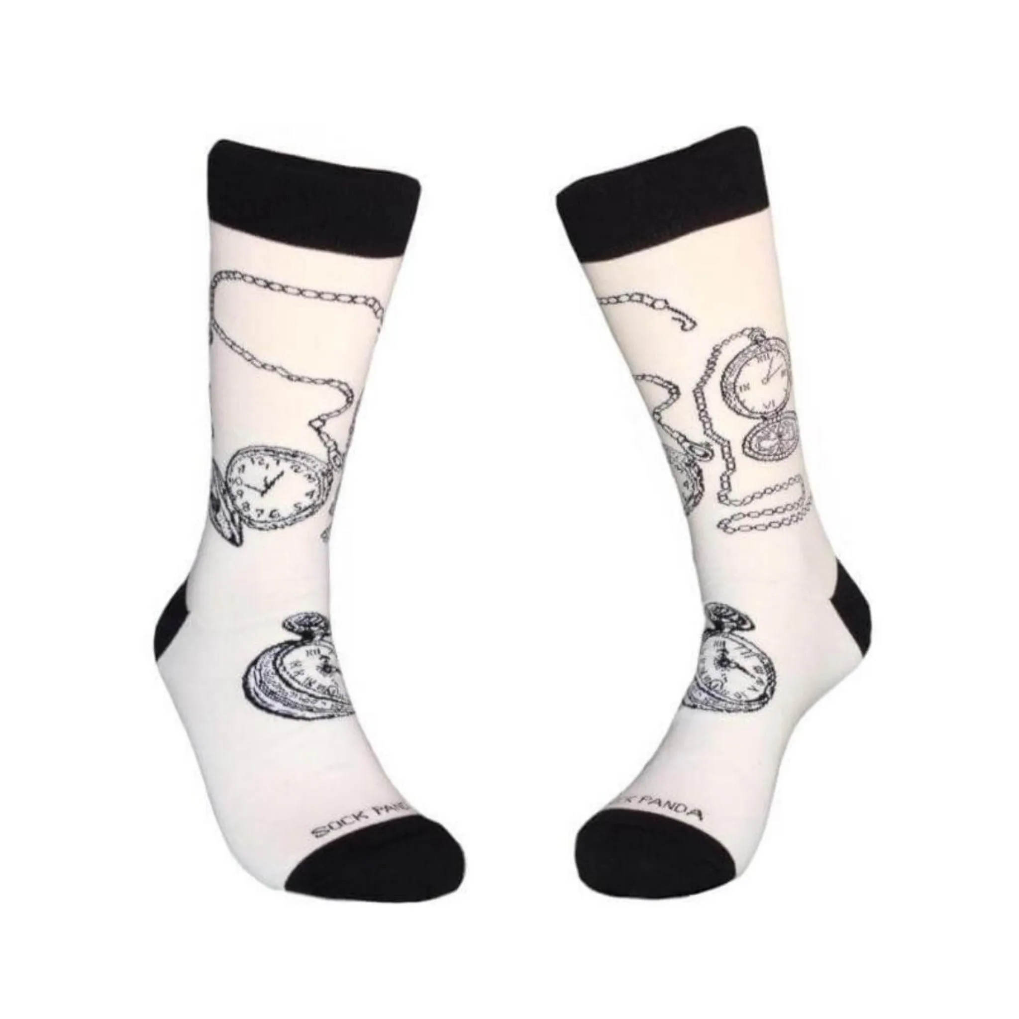 Classic Pocket Watch Socks from the Sock Panda