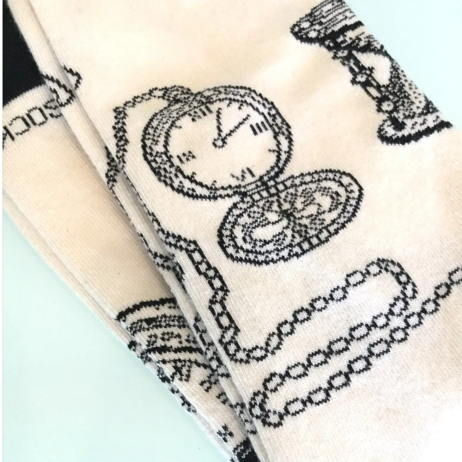 Classic Pocket Watch Socks from the Sock Panda