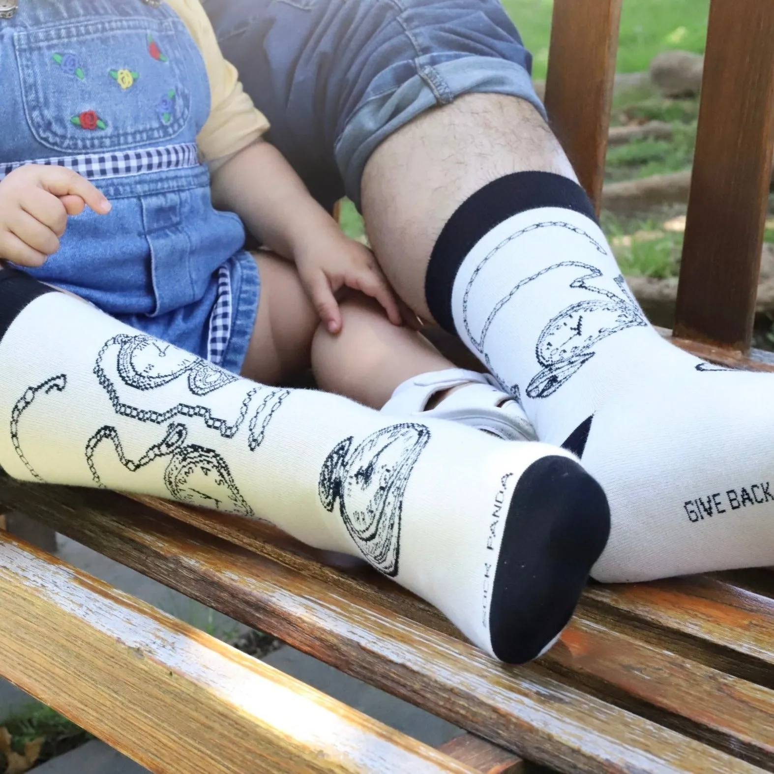 Classic Pocket Watch Socks from the Sock Panda