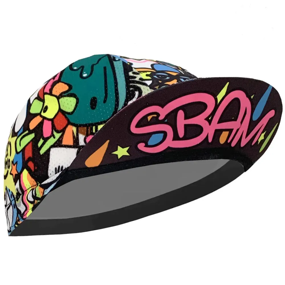 Classical Summer Breathable Cycling Caps Men And Women Funny Multi Styles Quick Dry Sports Hats Red Blue Black White
