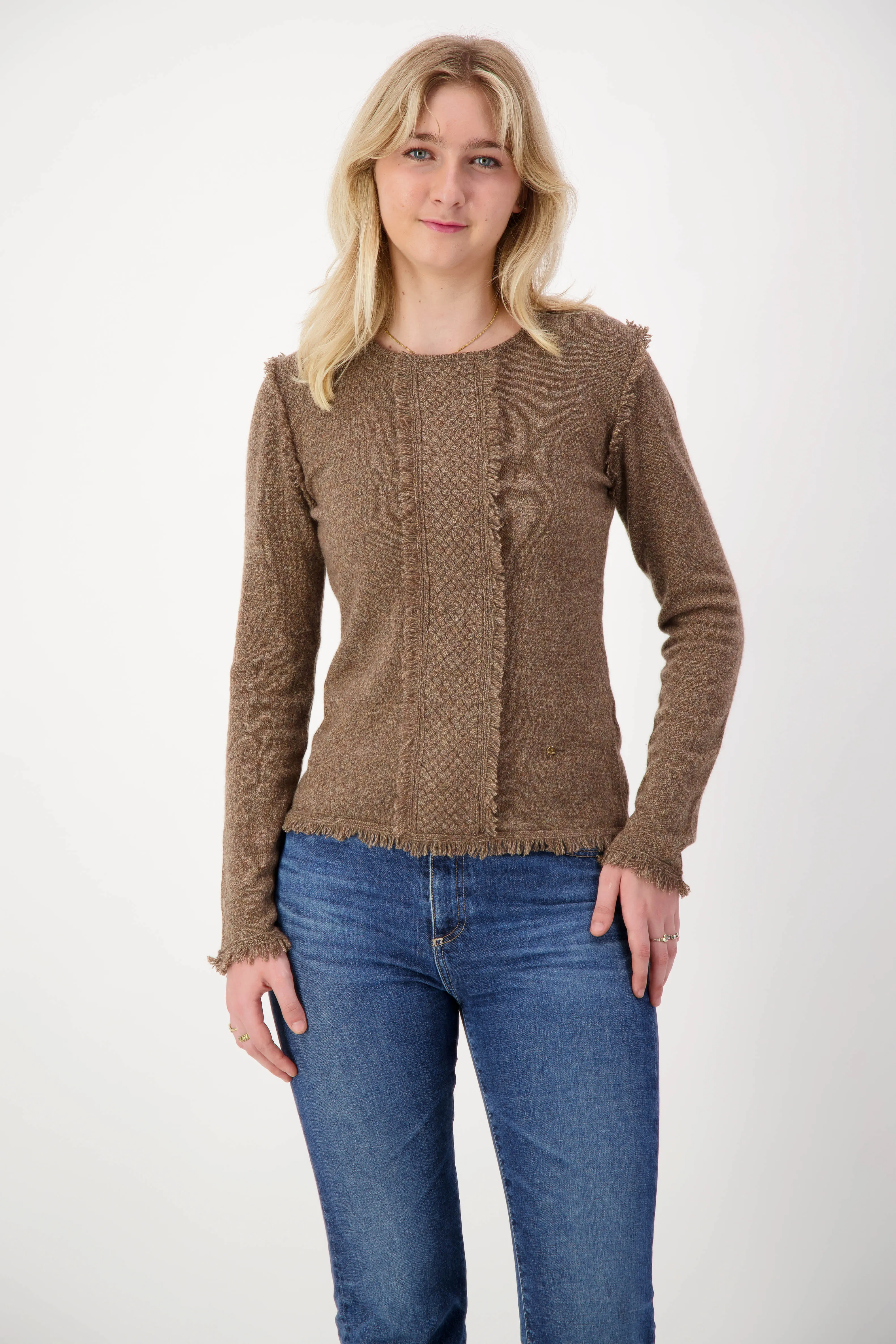 COCO Tuxedo Sweater - White