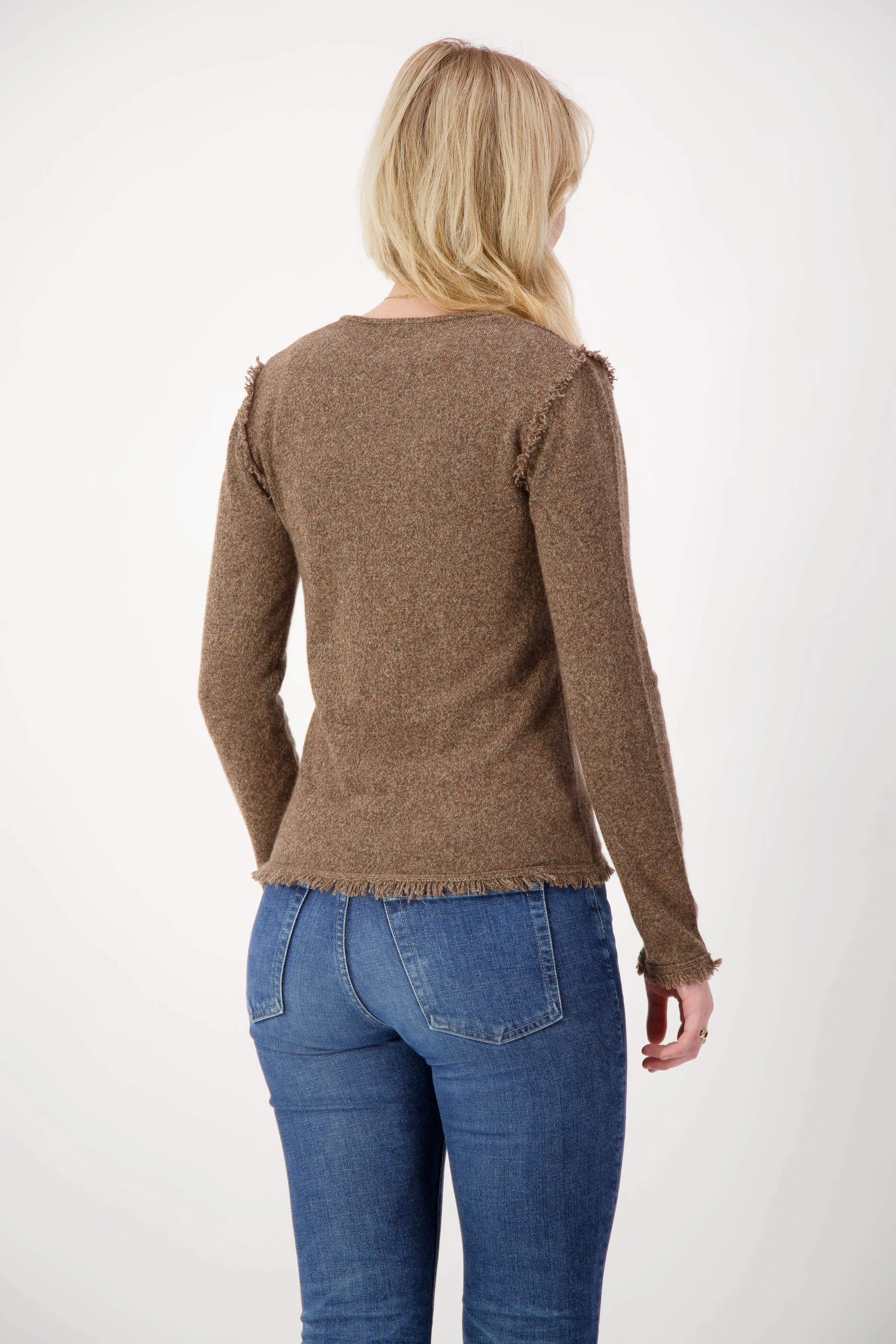 COCO Tuxedo Sweater - White