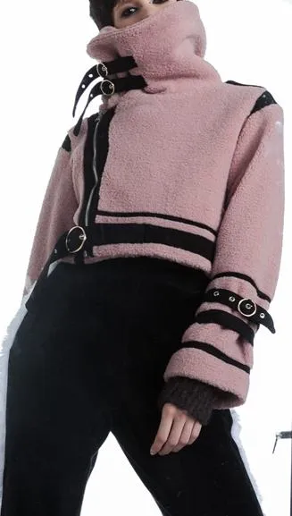 Cropped Buckled Jacket
