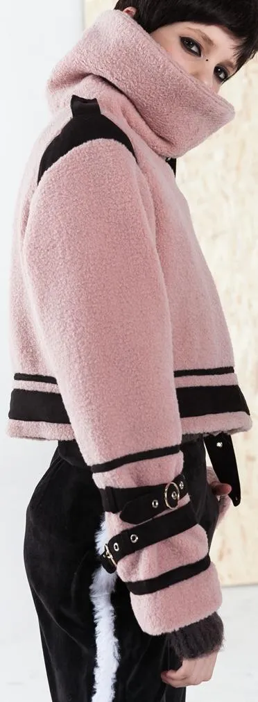 Cropped Buckled Jacket
