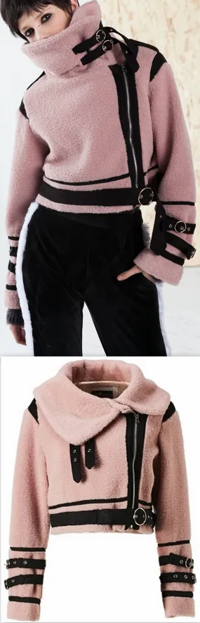 Cropped Buckled Jacket