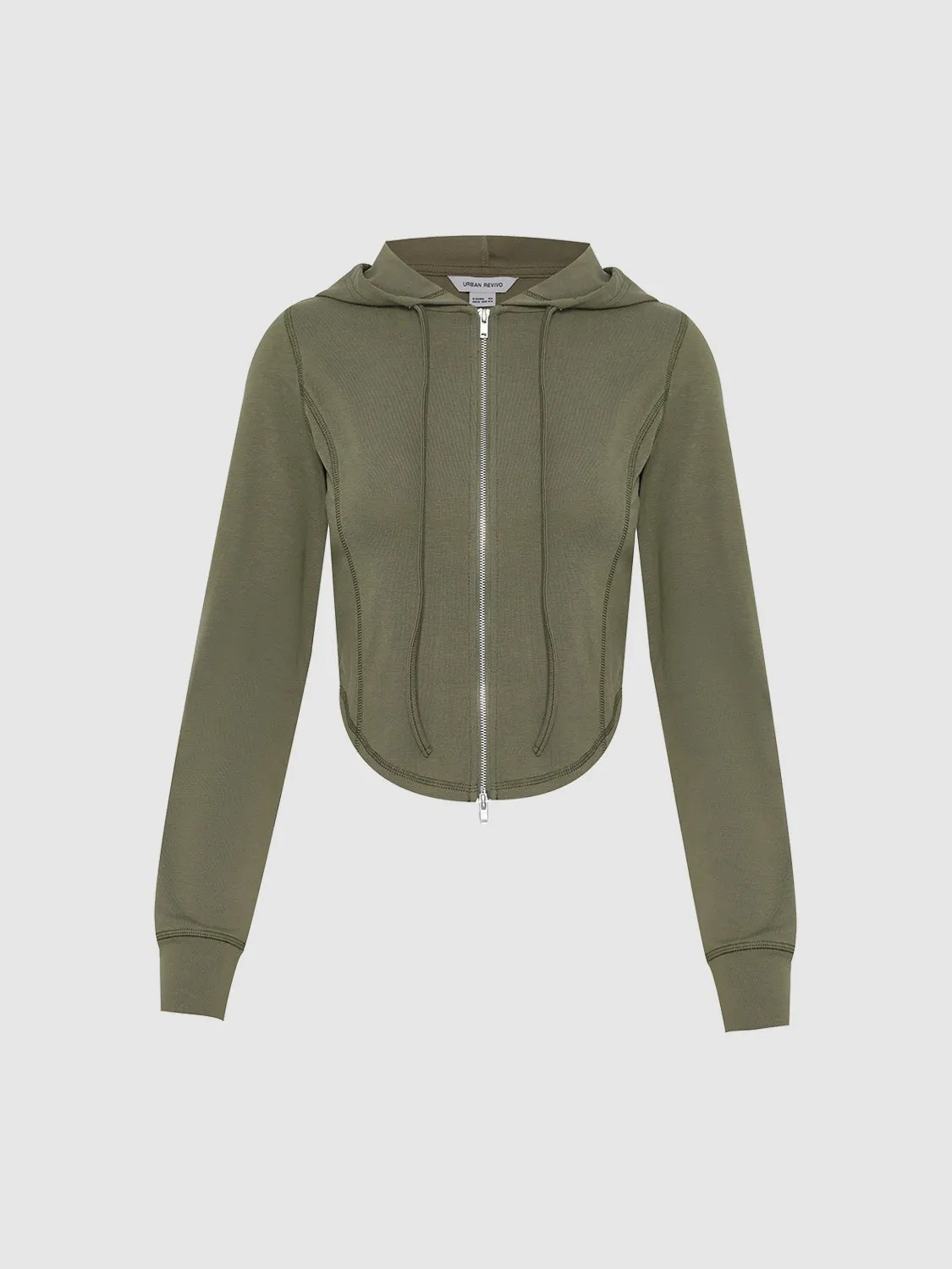 Cropped Hoodie Jackets