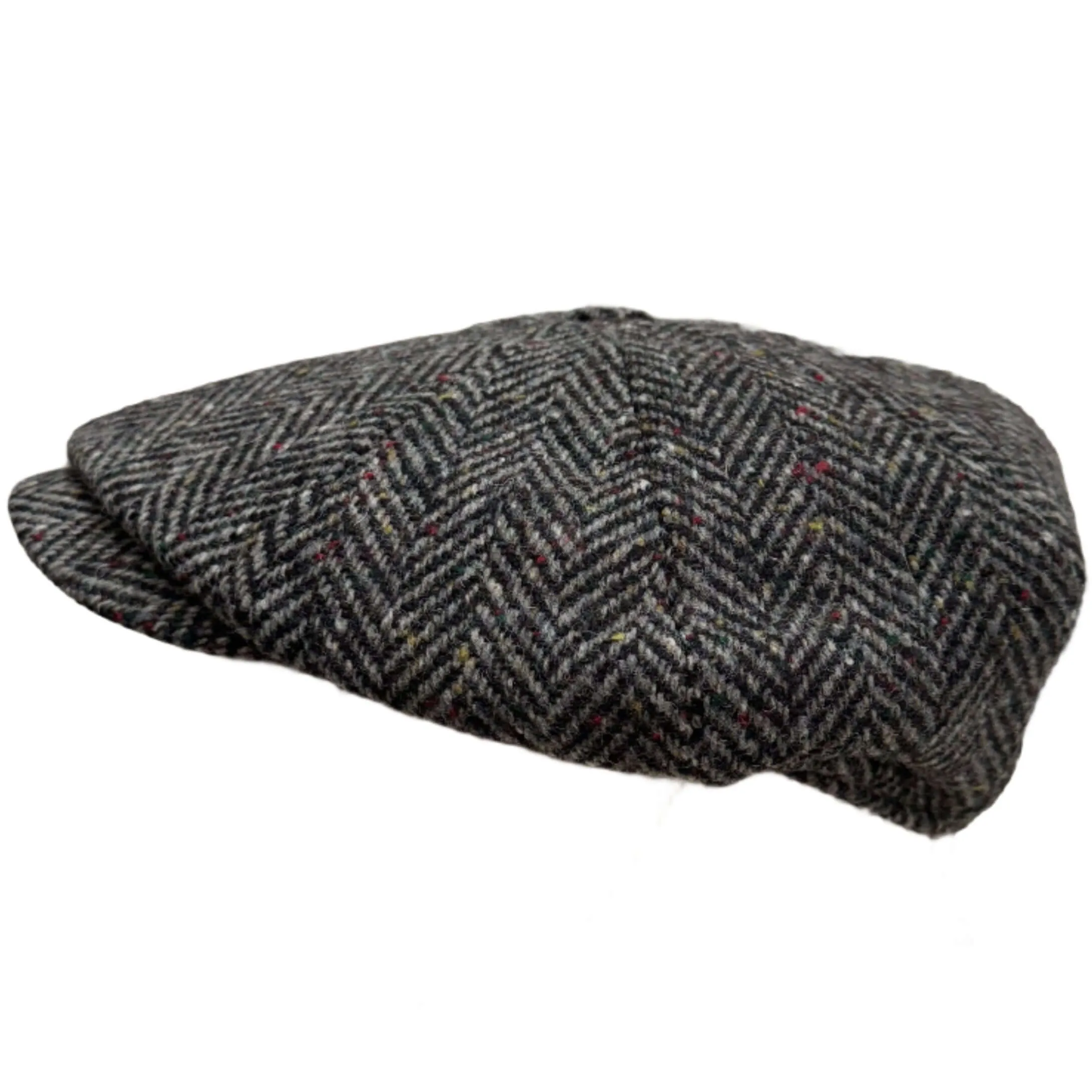 Donegal Baker Boy Tweed Flat Cap