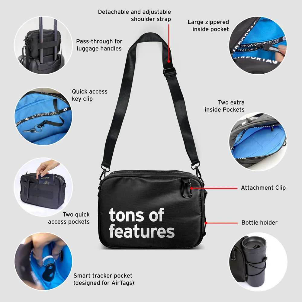 Emoji Heart Plane - Travel Bag