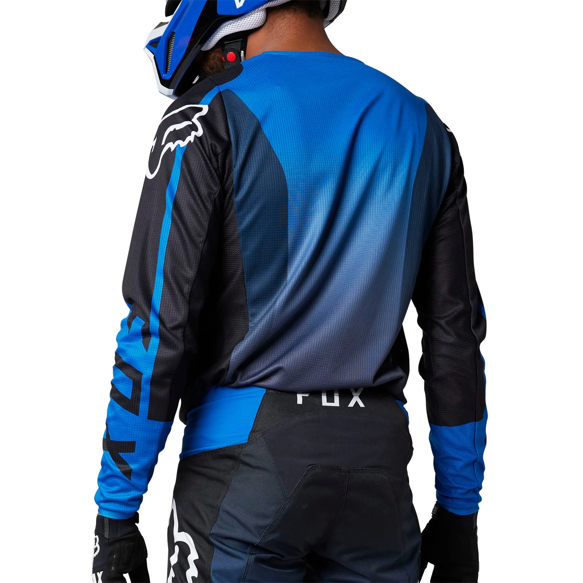 Fox Racing  Mens 180 Leed Jersey Lightweight Fit Sleeve Cuffs Soft Comfort Blue