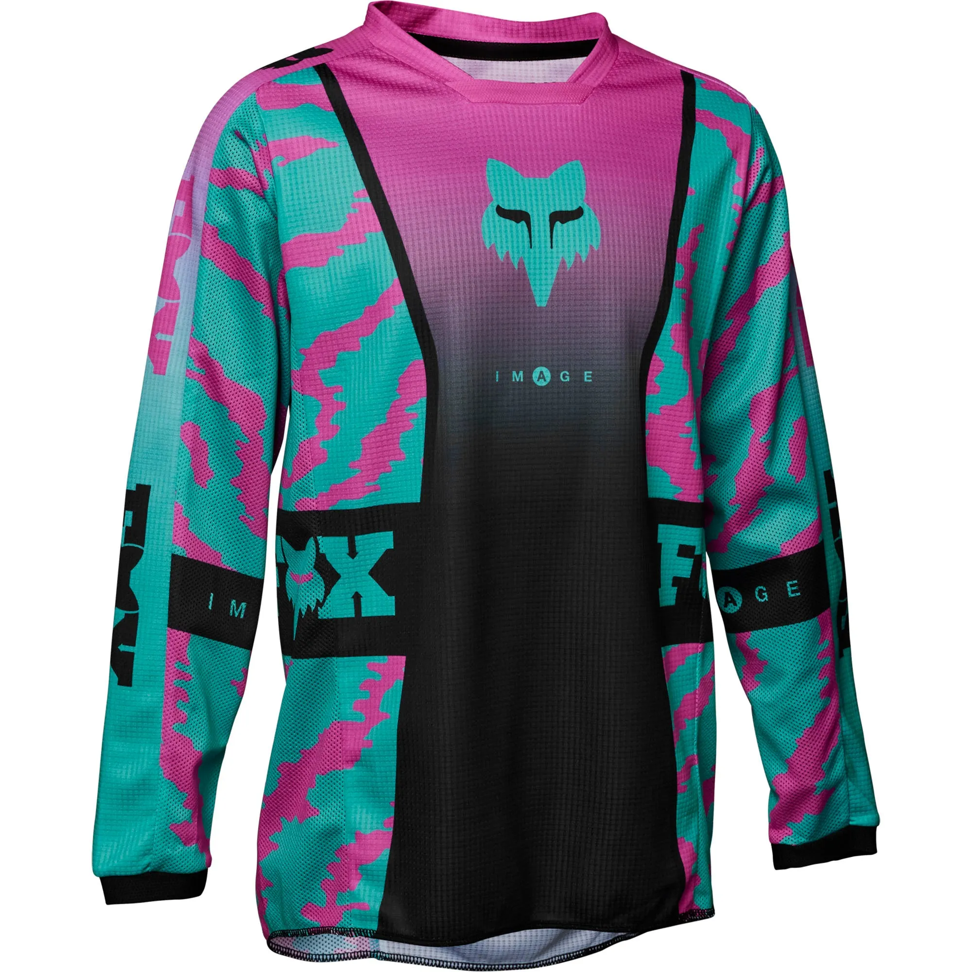 Fox Racing  Youth 180 Nuklr Motocross Jersey Teal Offroad MotoX Vented Mesh