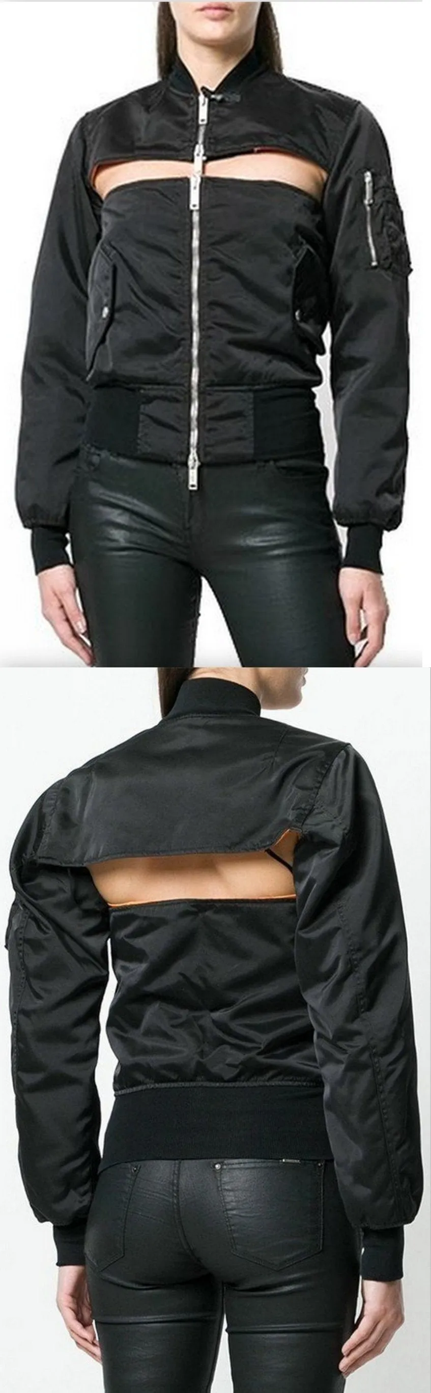 Front Chest Hole Jacket