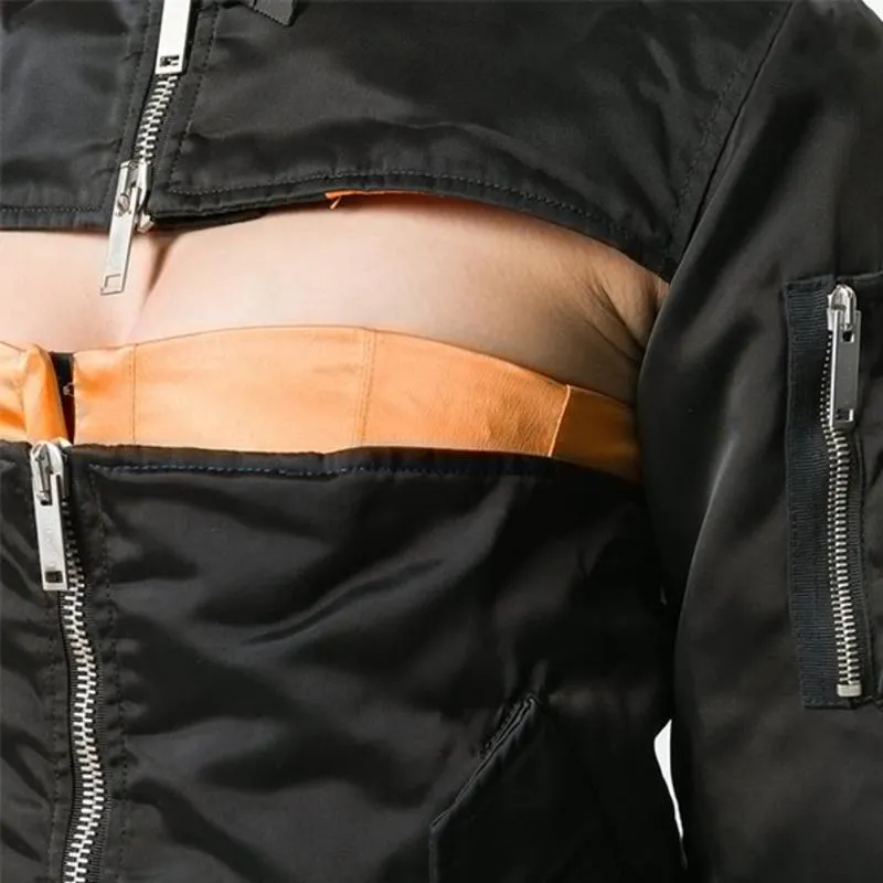 Front Chest Hole Jacket