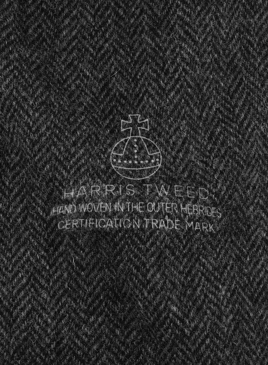 Harris Tweed Charcoal Herringbone Jacket