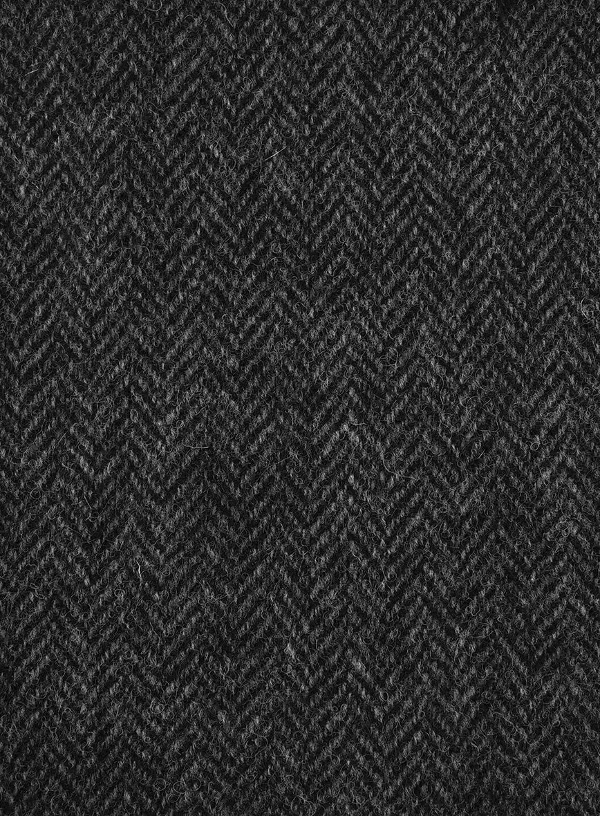 Harris Tweed Charcoal Herringbone Jacket