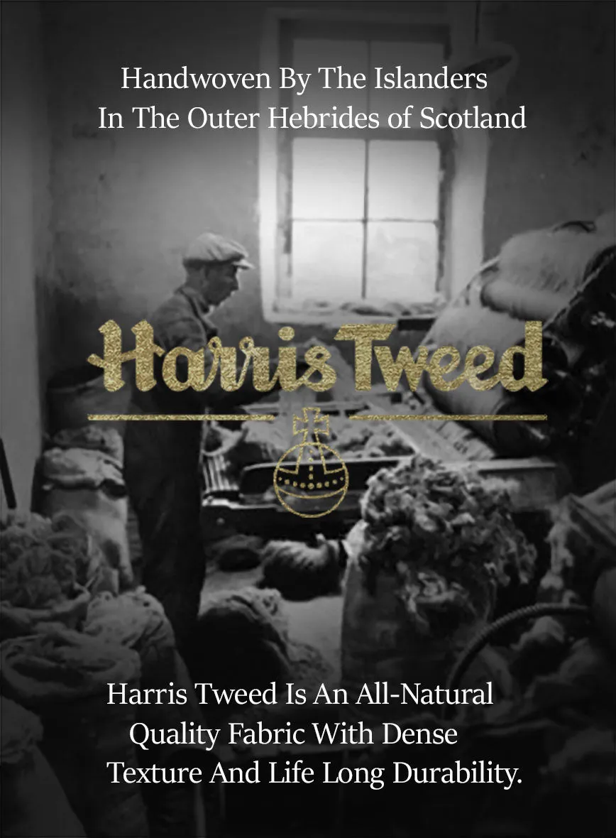 Harris Tweed Wide Herringbone Rust Jacket