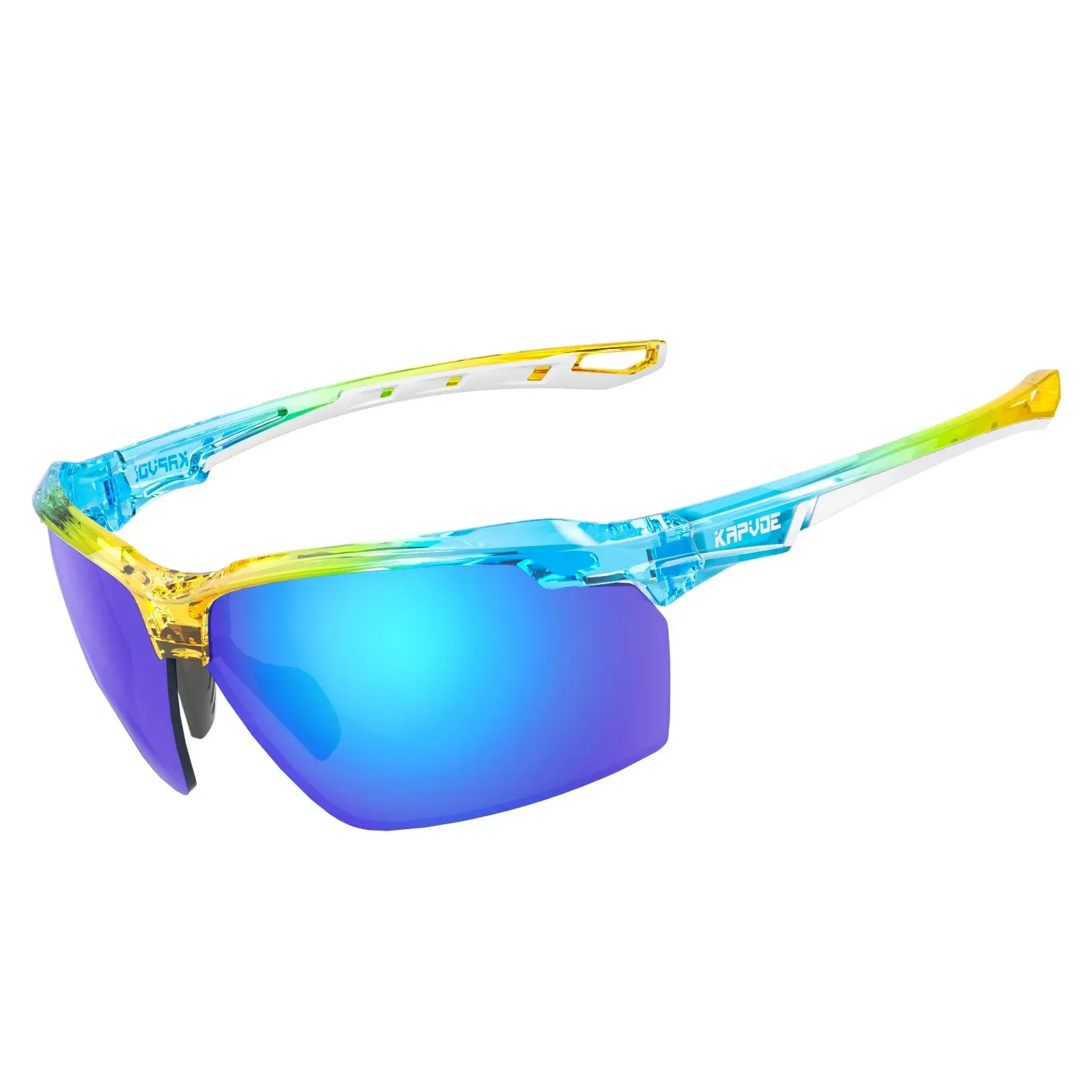 KAPVOE Cycling Glasses Polarised Sunglasses Sports Glasses MTB Glasses Cycling Glasses Men Road Bike for Women Cycle Goggles