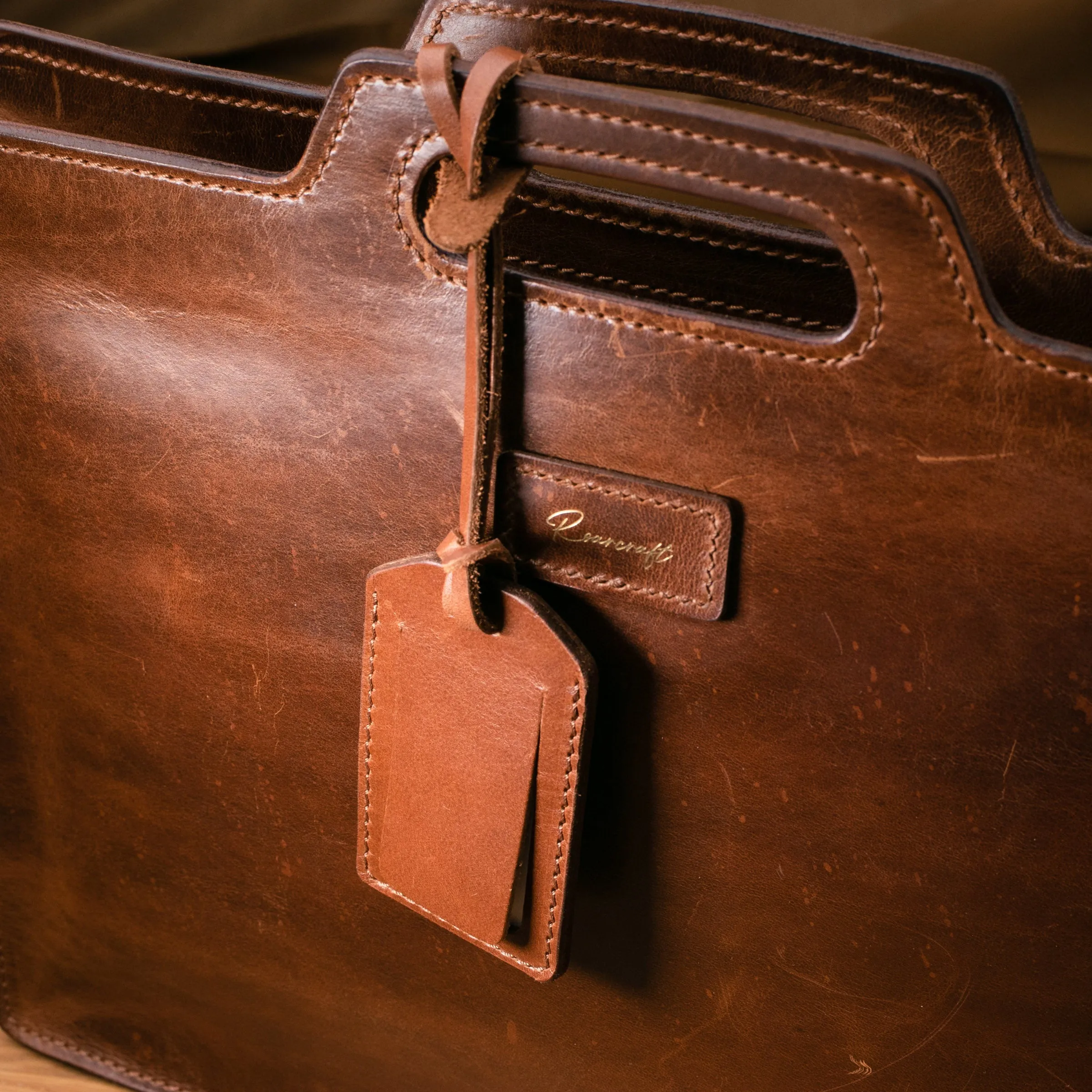 Leather Luggage Tag
