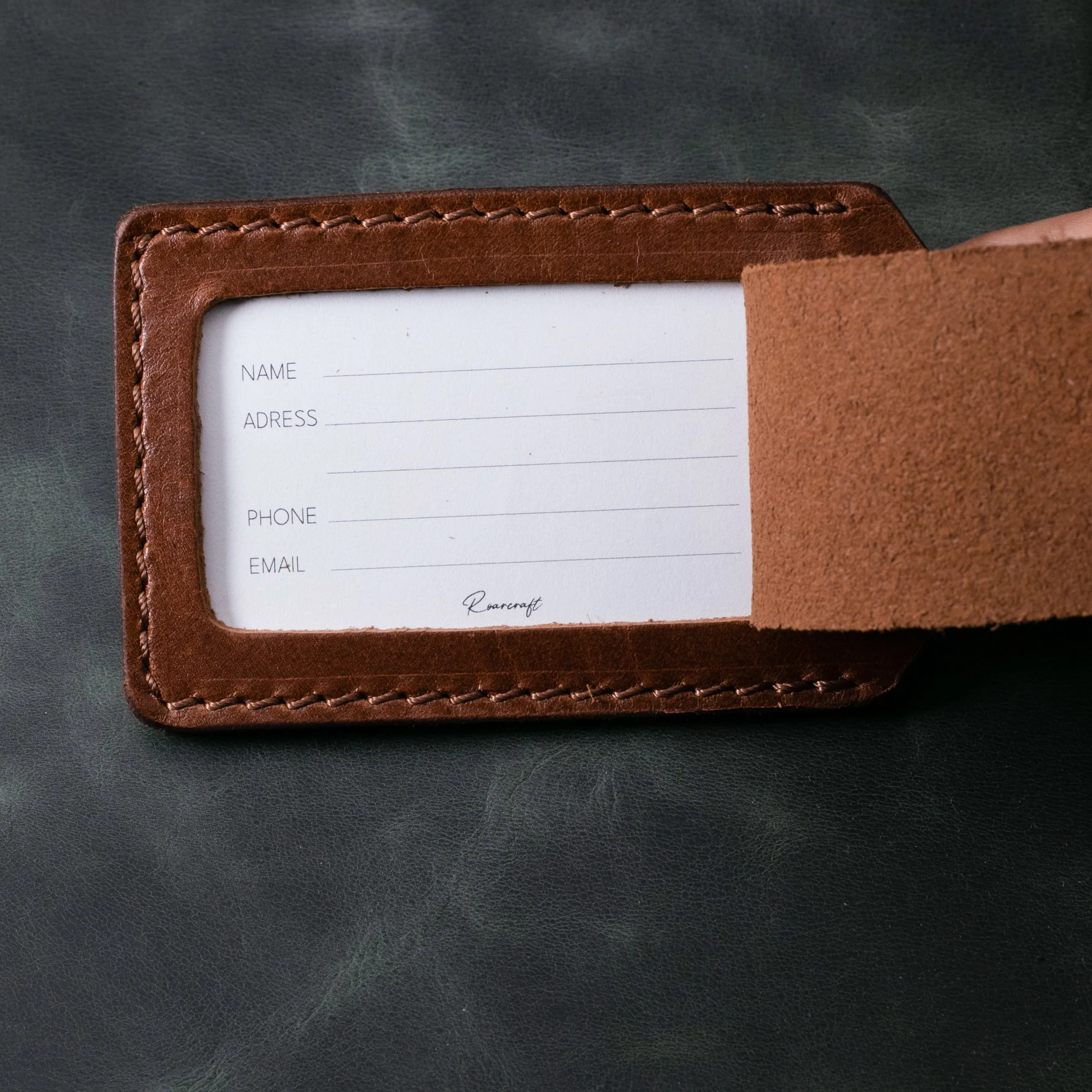 Leather Luggage Tag