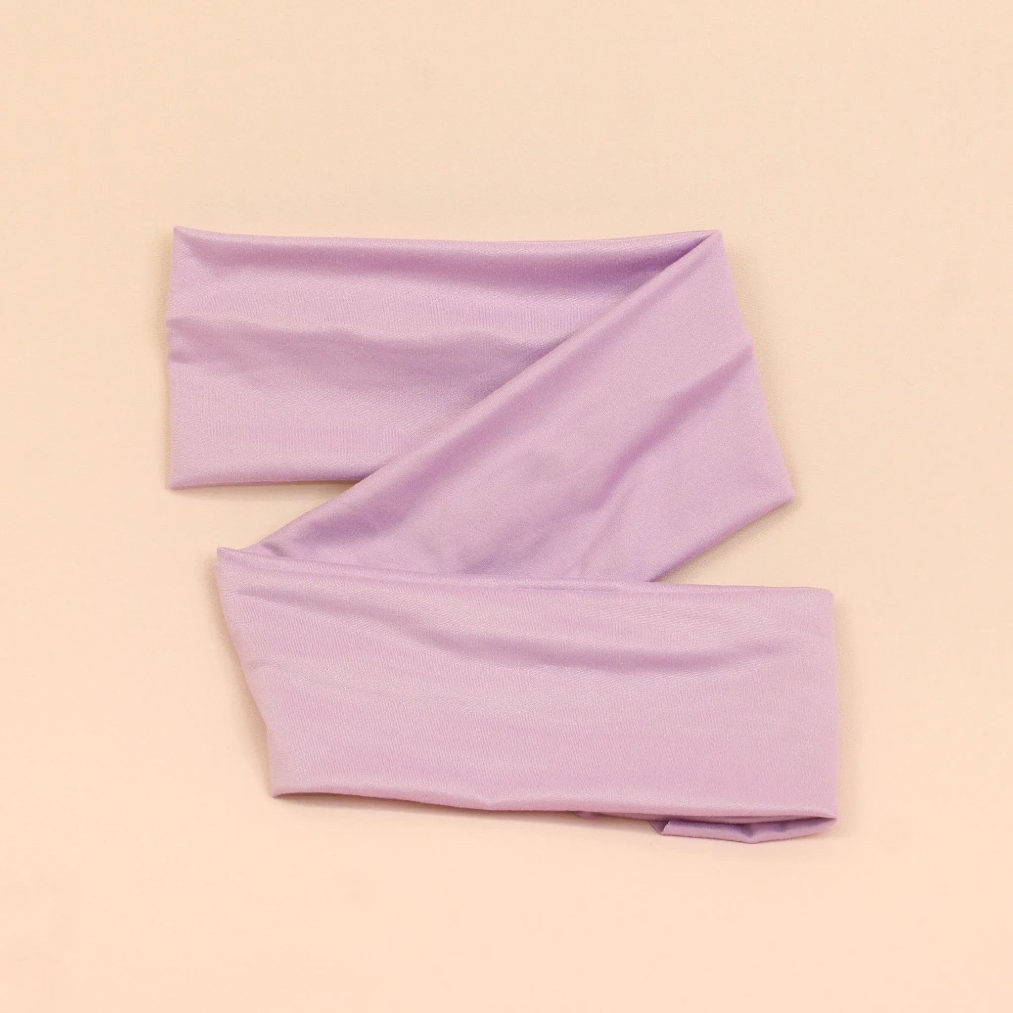 Lilac Solid Wrap Headband