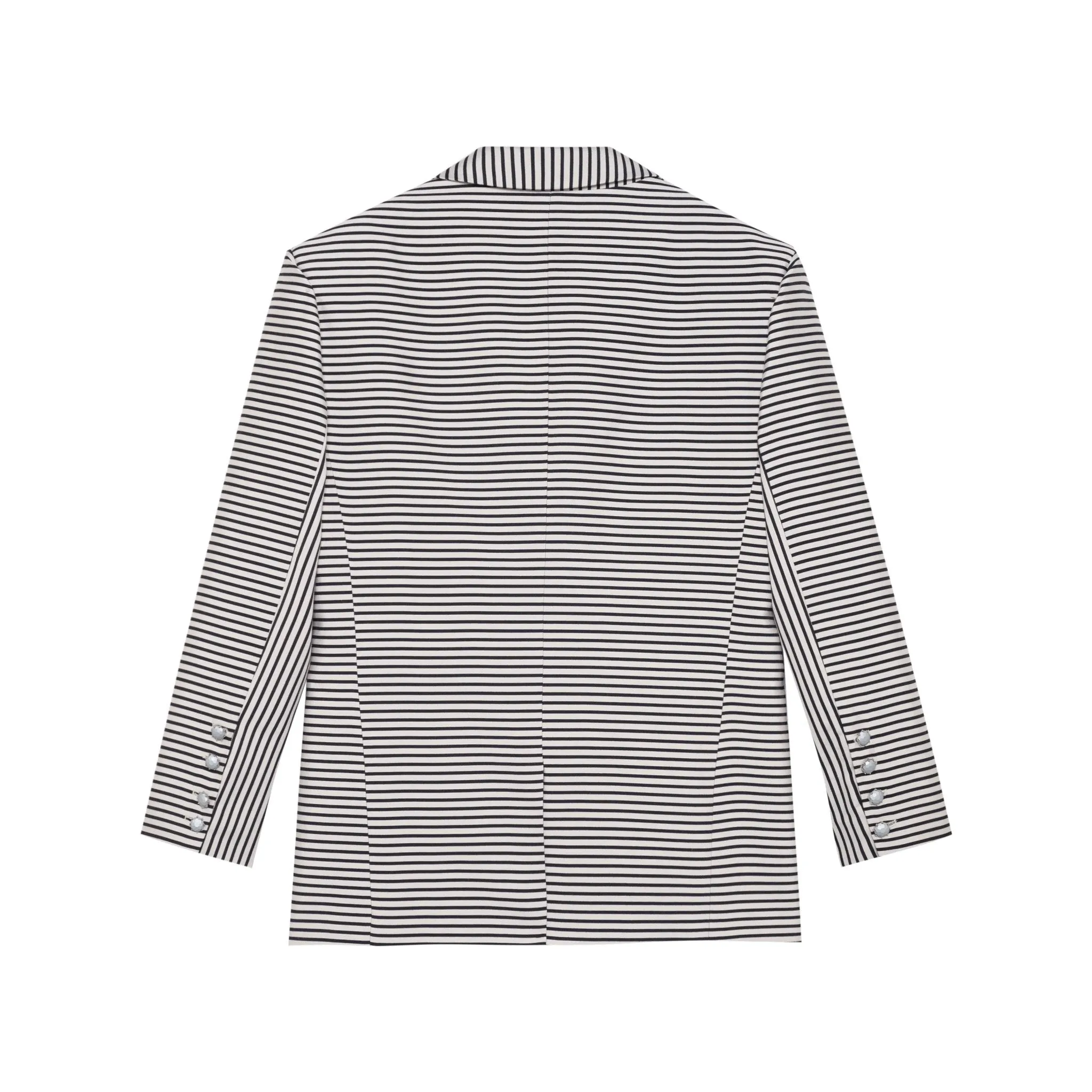 Loose Fit Striped Jacket