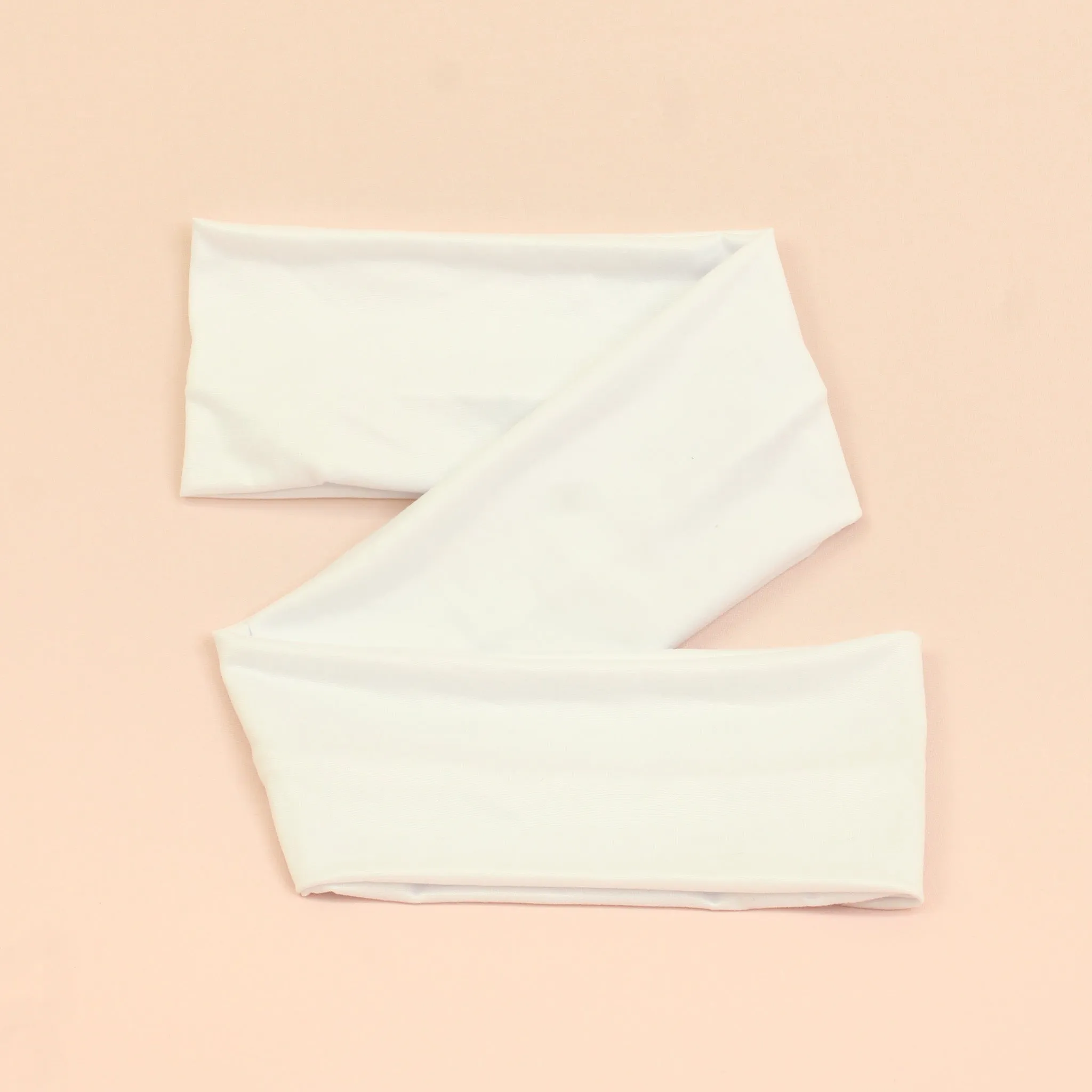Marshmallow Solid Wrap Headband