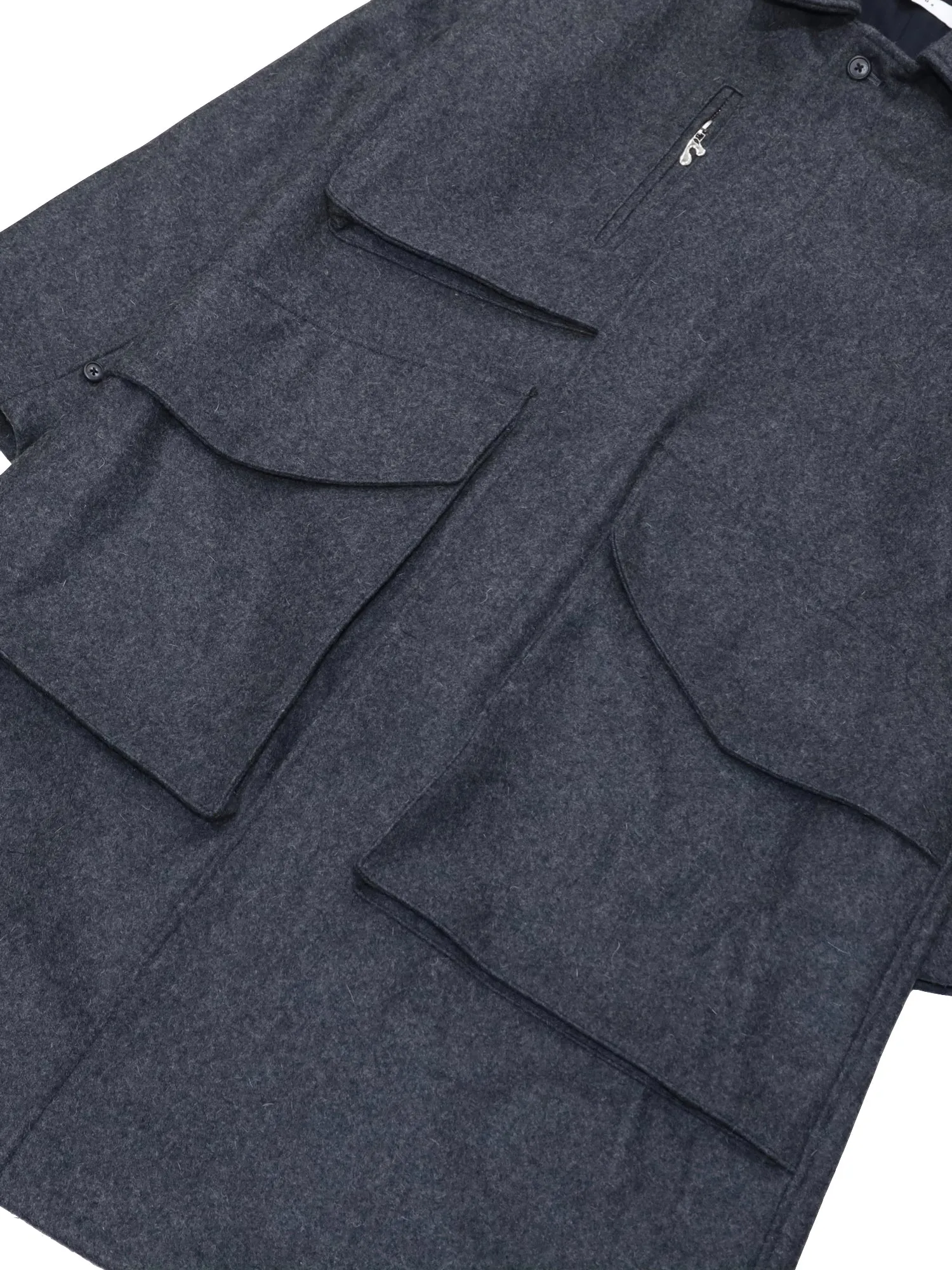 MELTON TRENCH COAT